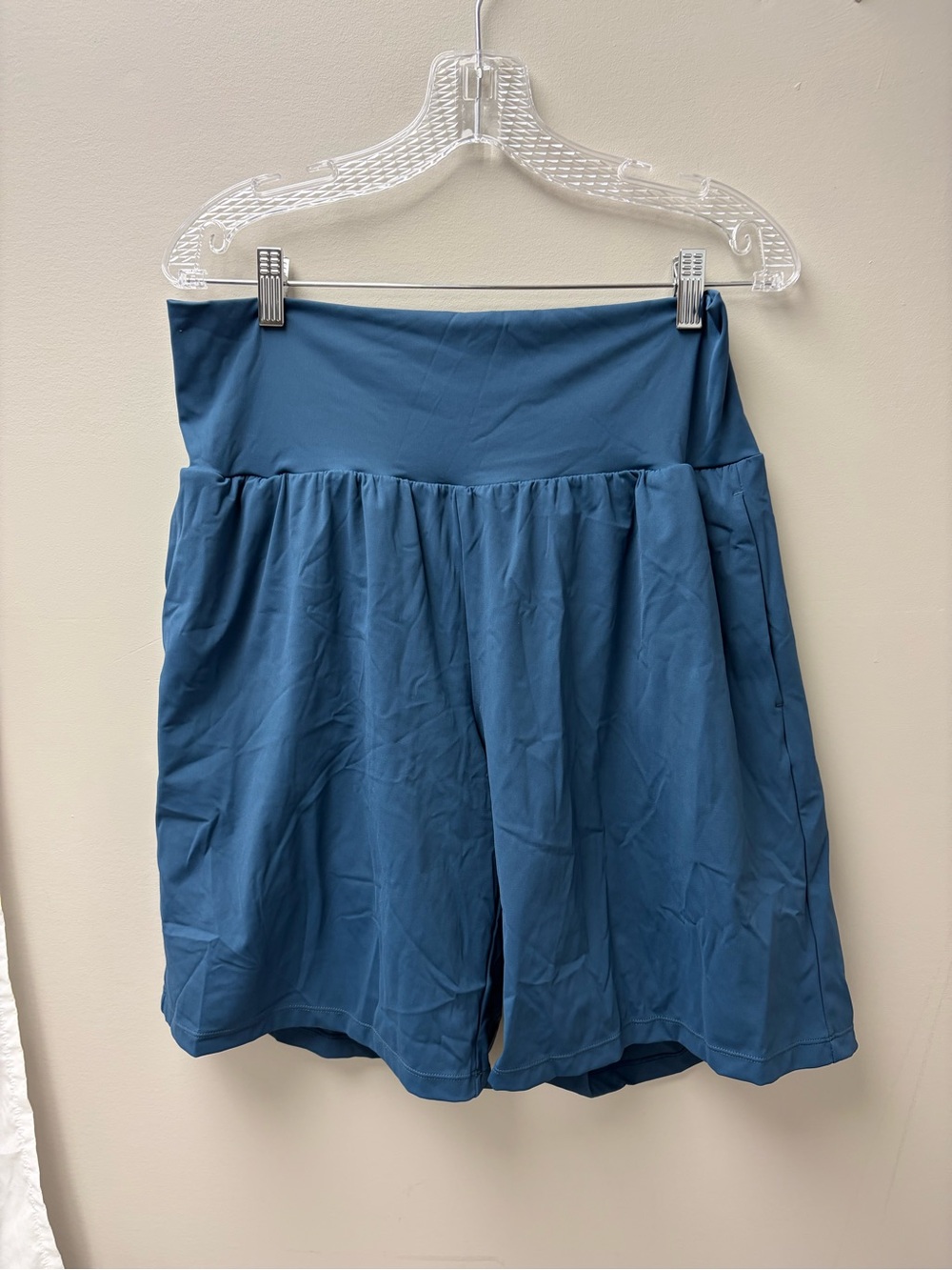 Halara Softly Zero Airy Super High Waisted 9” Majolica Blue